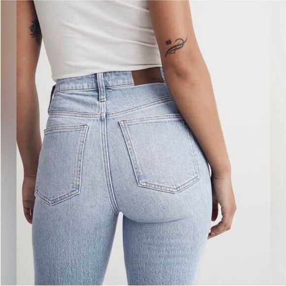 Madewell The Curvy Perfect Vintage Jean in fitzgerald Light wash rigid Size 29 - Picture 10 of 13
